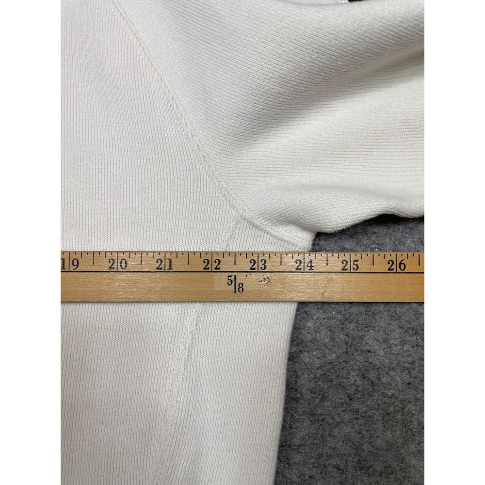 Polo Ralph Lauren Track Jacket Sweatshirt Ivory Black Large Striped Read - Picture 11 of 16